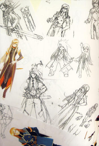 Tales of the Abyss - [ArtBook] Tales of the Abyss Illustrations - Kosuke Fujishima's Character Works