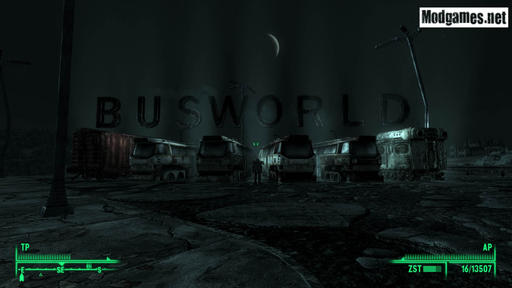 Fallout 3 - Busworld - атмосферный мод для тех, кто любит исследовать...