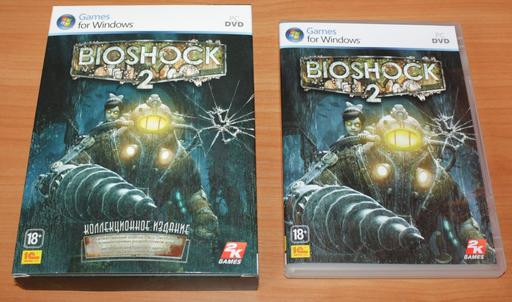 BioShock 2 - BioShock 2. Обзор российского коллекционного издания, куска Special Edition и моего фанатского добра.