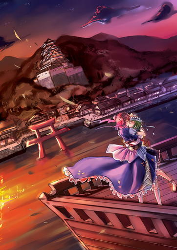 Touhou Project 08: Imperishable Night - Best Art of Touhou. Part III [Shoujo-Ai]