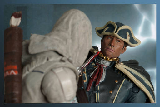 Assassin's Creed III - Фотообзор экшен-фигурок Коннора и Хэйтема Кенуэйя от McFarlane